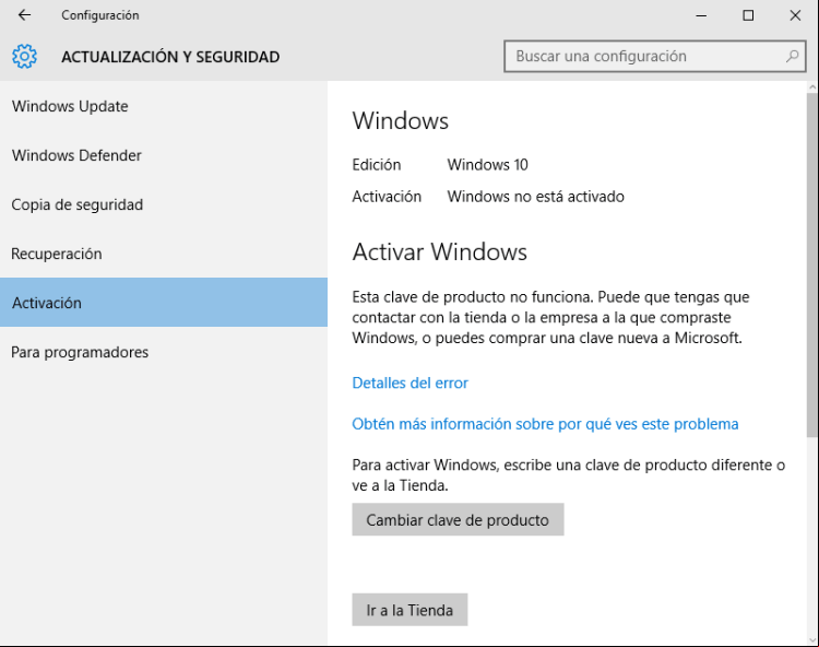 Activar windows 10