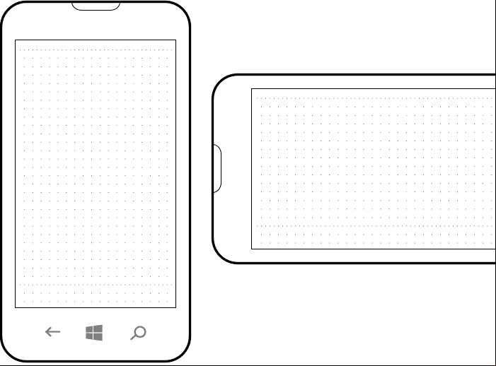 interface de  windows phone
