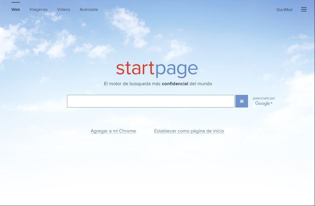StartPage es un buscador que protege tu privacidad