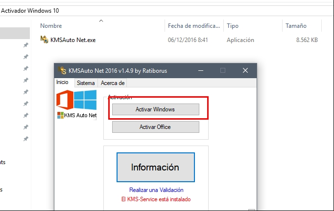 Activador Windows10
