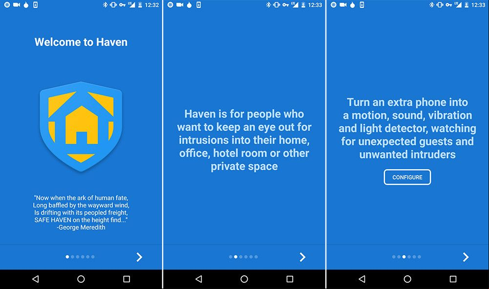Haven la app de vigilancia